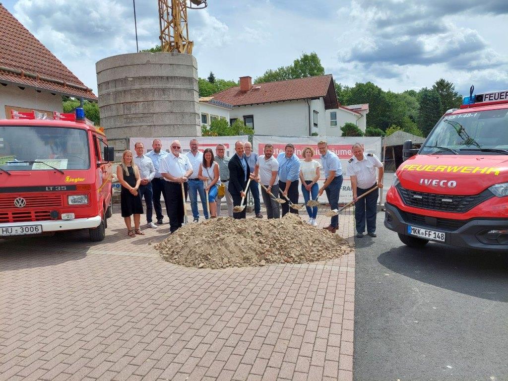 Feuerwehrhaus Alsberg Erster Spatenstich 2023 001