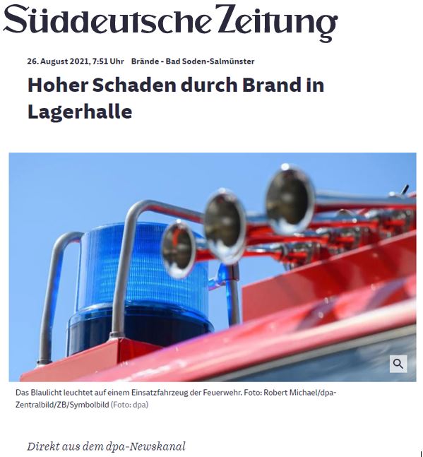 2021 08 26 Süddeutsche Zeitung 1