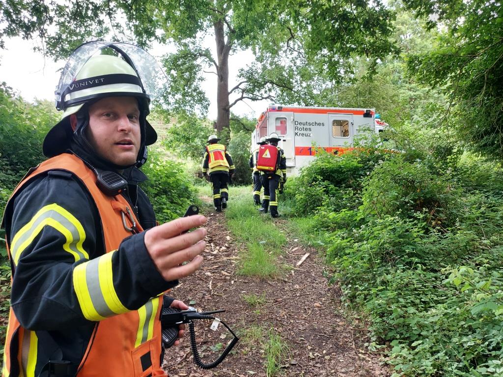 FF BSS Alarmuebung Blockhaus Ahl 2024 012