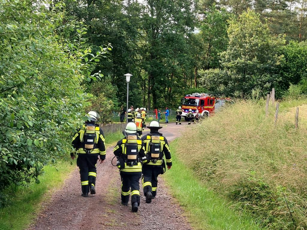 FF BSS Alarmuebung Blockhaus Ahl 2024 021