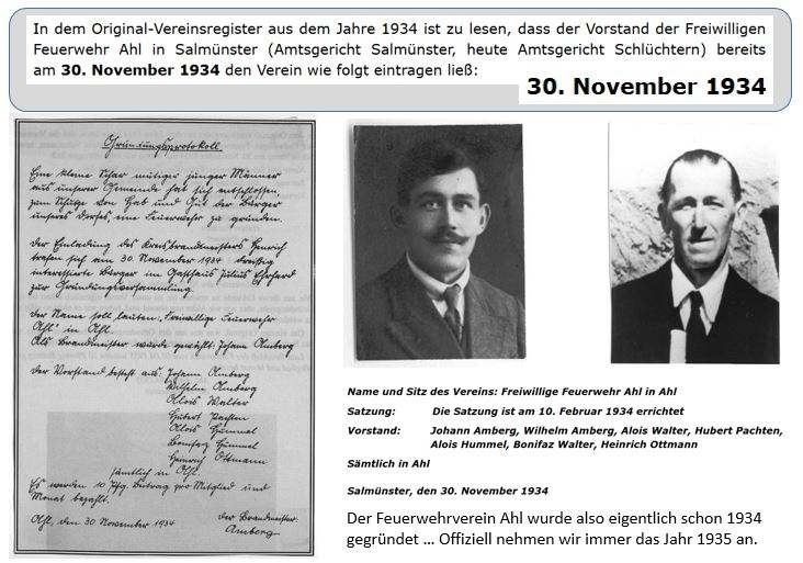 1935 FF Ahl Chronik Gruenderzeit 1935 001