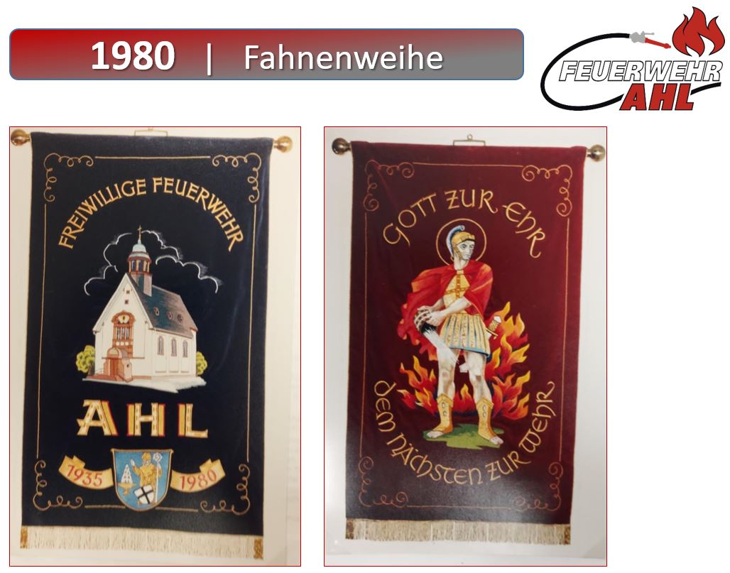 1980 FF Ahl Chronik Fahnenweihe 1980 001