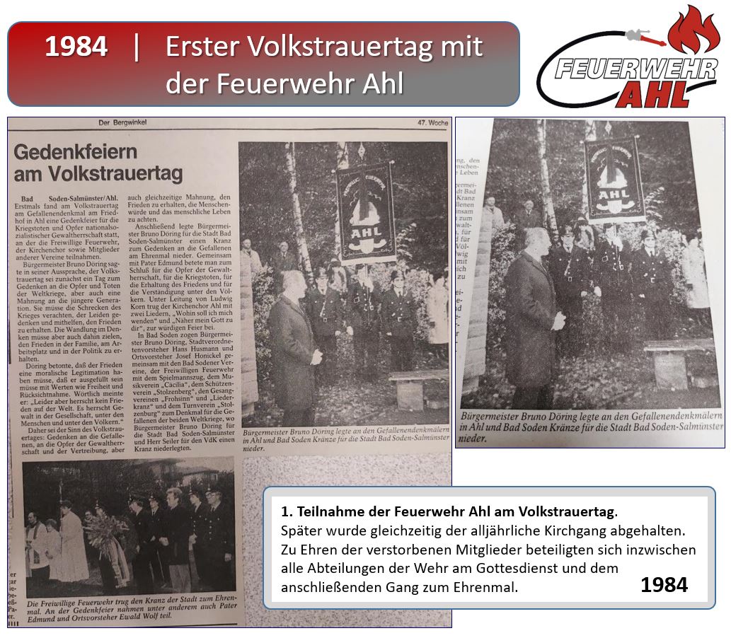 1984 FF Ahl Chronik Volkstrauertag 1984 001
