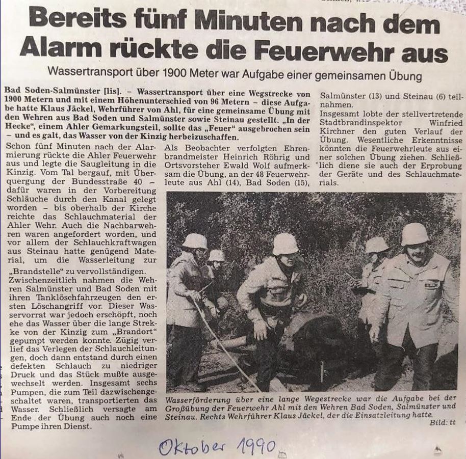 1990 FF Ahl Chronik Alarmuebung1990 001