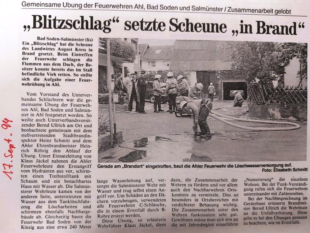 1994 FF Ahl Chronik Alarmuebung 1994 001