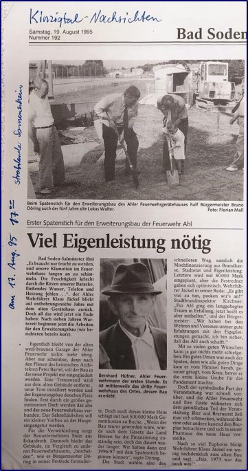 1995 FF Ahl Chronik Bau Feuerwehrhaus 1995 002