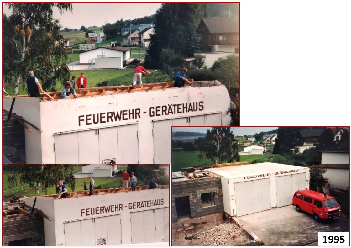 1995 FF Ahl Chronik Bau Feuerwehrhaus 1995 007