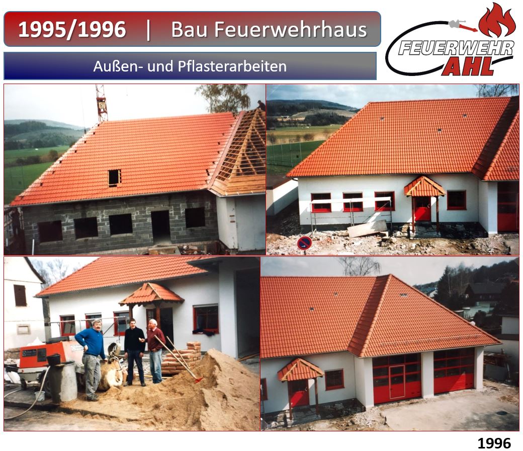 1996 FF Ahl Chronik Bau Feuerwehrhaus 1996 004