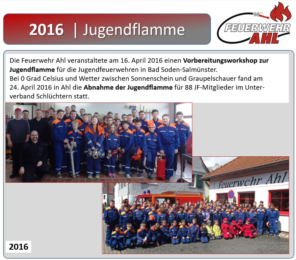 2016 FF Ahl Chronik Jugendflamme 2016 001