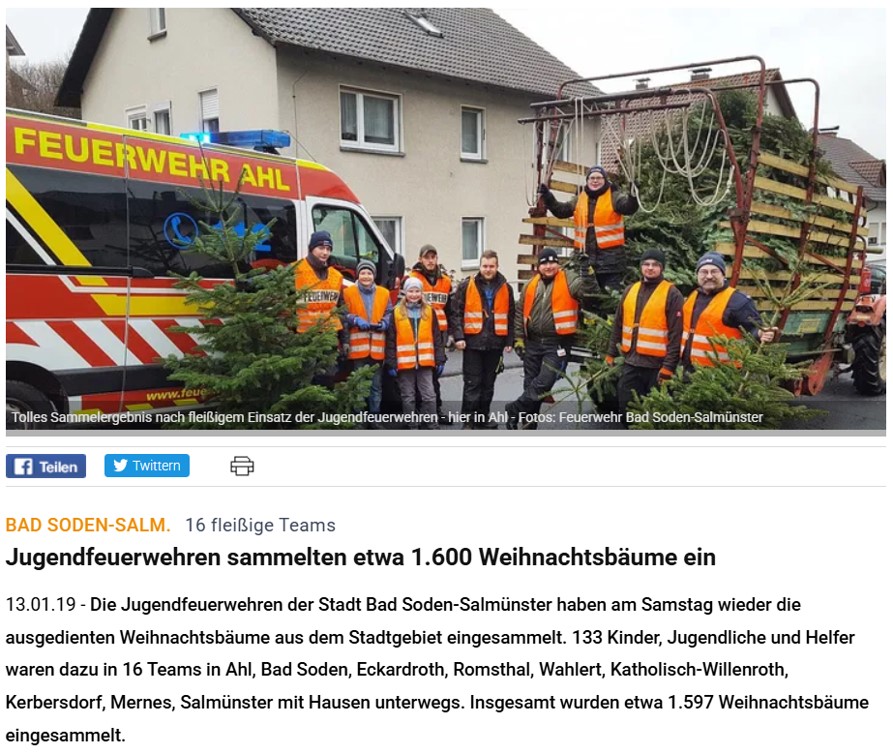 2019 FF Ahl Chronik Weihnachtsbaum Einsammeln 2019 001