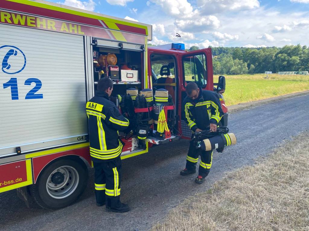 2022 FF Ahl Chronik Lkw Unfall A66 Gefahrgut 2022 004
