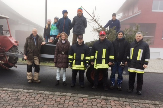 FF Alsberg Weihnachtsbaum Einsammeln 2018 001