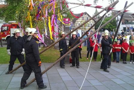 FF_Bad_Soden_-_Maibaumaufstellen_2014-001