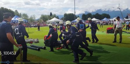 FF Huttengrund Feuerwehr Olympiade 2017 Löschangriff 01