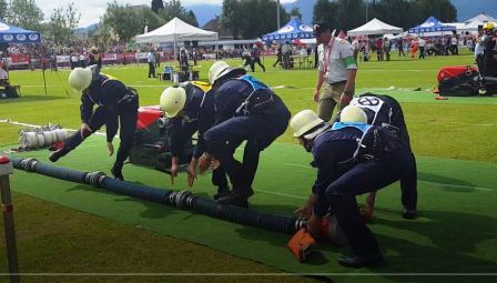 FF Huttengrund Feuerwehr Olympiade 2017 Löschangriff 09