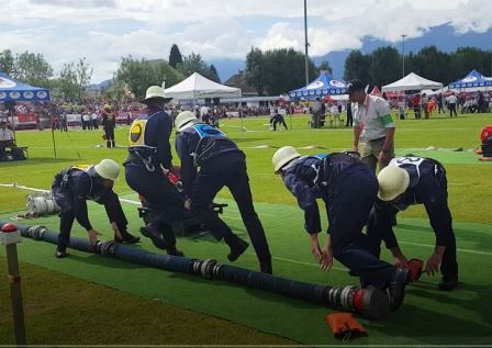 FF Huttengrund Feuerwehr Olympiade 2017 Löschangriff 10