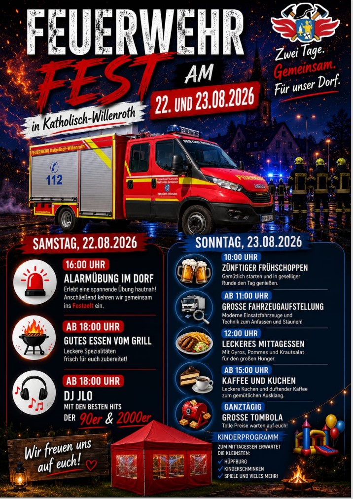 2026 08 22 23 FF Katholisch Willenroth Feuerwehrfest 2026 001