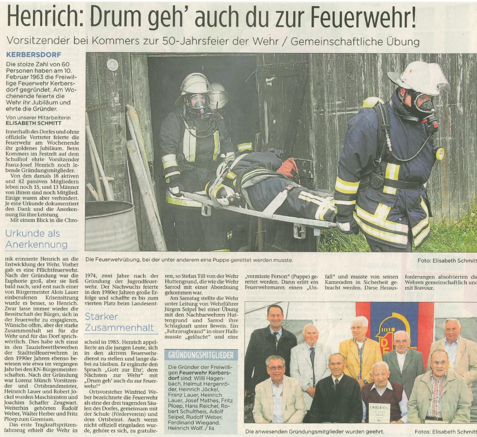FF Kerbersdorf Chronik 50 Jahre FF 2013 001