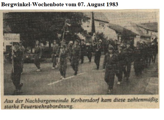 FF Kerbersdorf Chronik Festzug 1983 001
