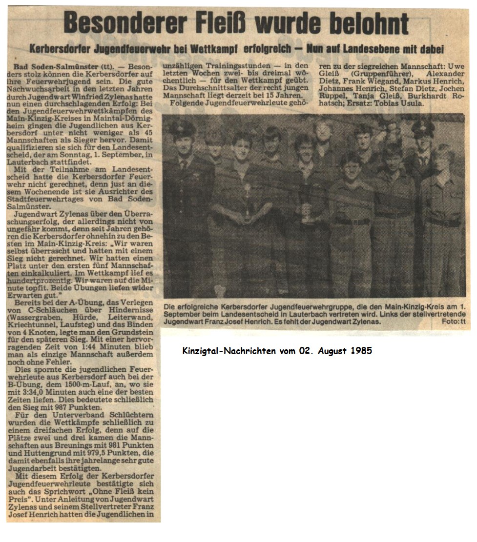FF Kerbersdorf Chronik JF Kreismeister 1985 001