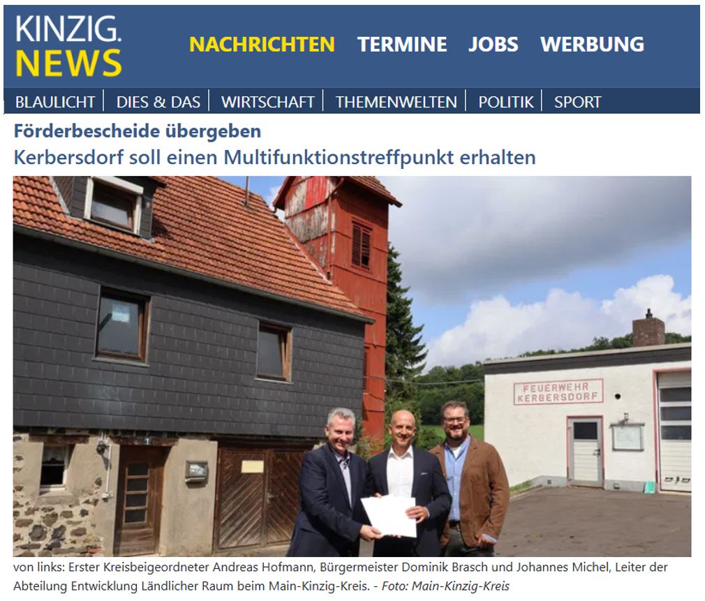 2025 08 27 FF Kerbersdorf Feuerwehrhaus Bau Foerderbescheid 2025 001