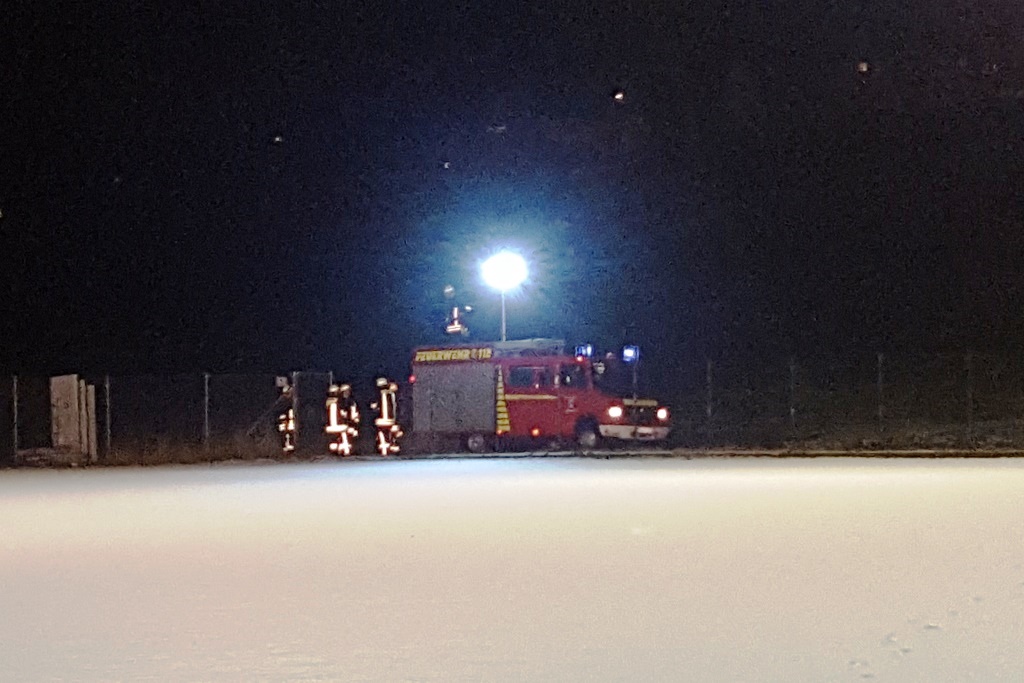 H 1 Ausleuchten Landung Rettungshubschrauber 2018 005