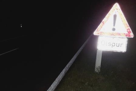 Oelspur nach VU 2016 011