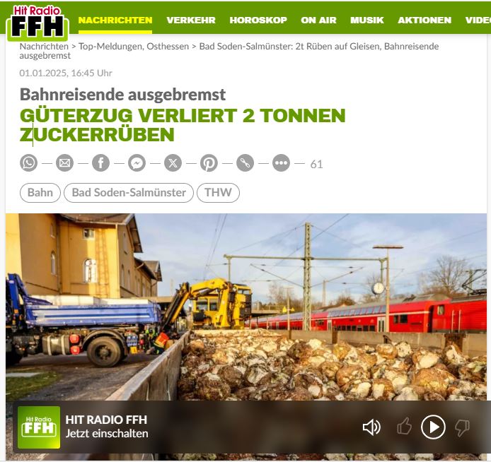 H 1 Hilfeleistung Verkehrshindernis Bahn 2025 006