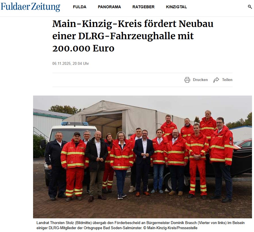 2025 11 06 DLRG BSS Foerderzusage Neubau Fahrzeughalle 2025 002