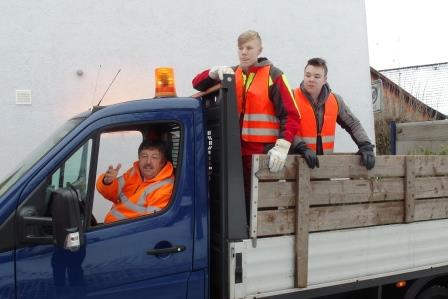 JF Aktion Weihnachtsbaum Einsammeln 2017 004