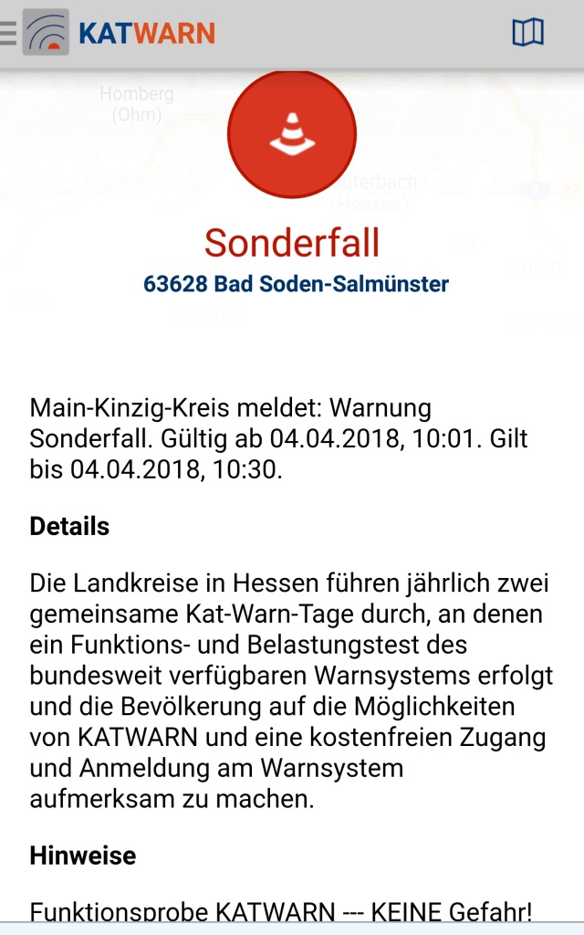 KATWARN Probe 2018 002