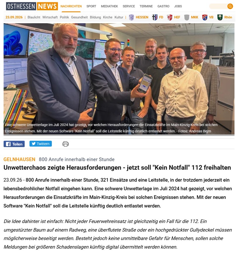 2026 09 23 Leitstelle MKK Kein Notfall Software 2026 001