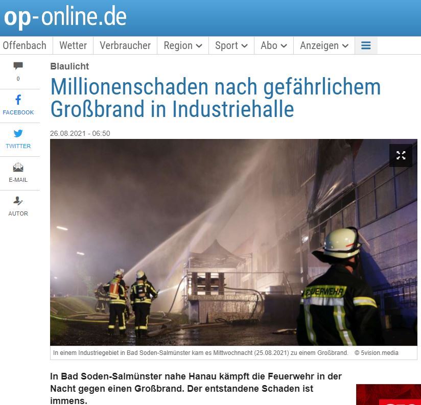 2021 08 26 Offenbach Post online 1