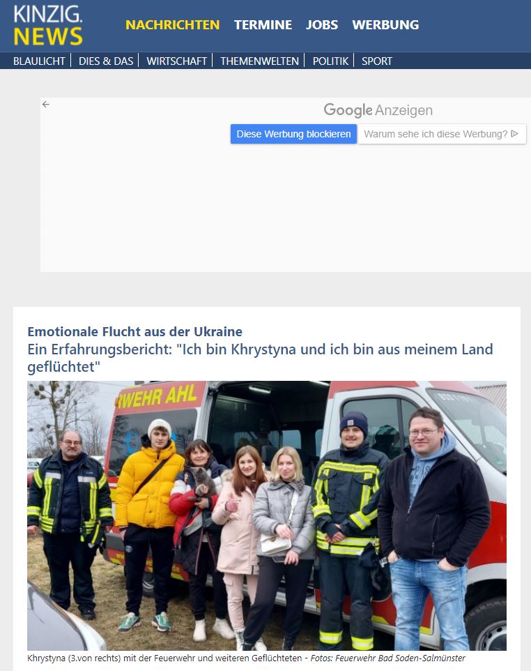 KinzigNews Bericht Flucht aus Ukraine 2022 001