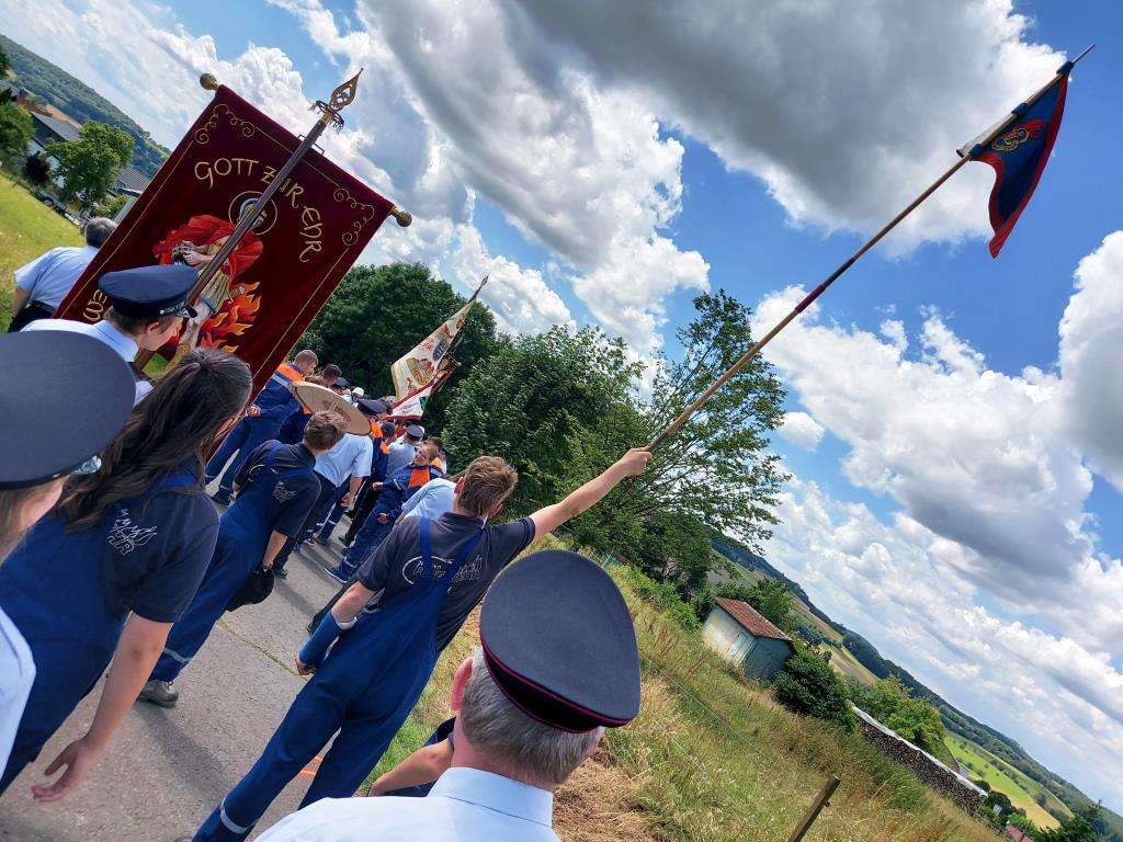 FF UV Slue Unterverbandstag Festzug 2024 010