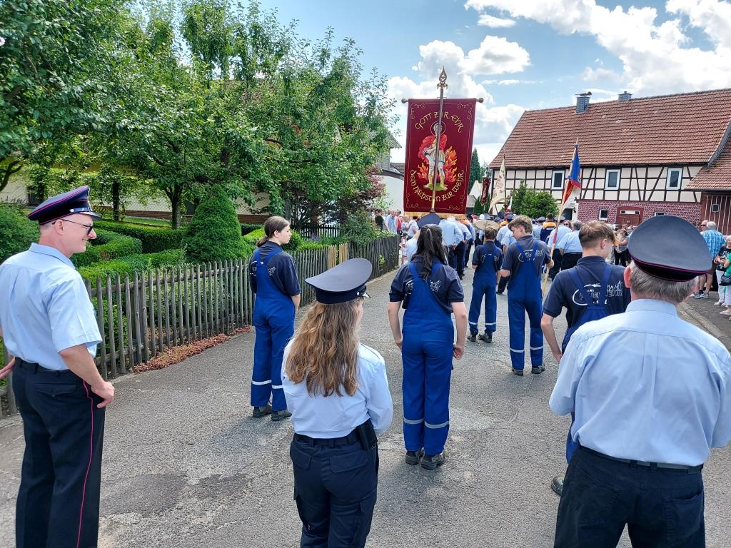 FF UV Slue Unterverbandstag Festzug 2024 012